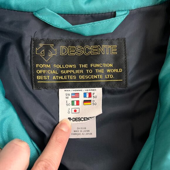 DESCENTE Vintage Womens Ski Snowsuit / Jumpsuit, Size M - Picture 5 of 13